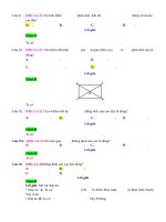 D02   đẳng thức véctơ giải bằng quy tắc 3 điểm (trực tiếp)   muc do 2 