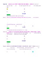 D01   các câu hỏi lý thuyết   muc do 1 