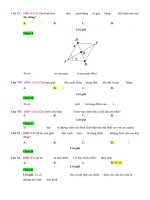 D05   tính độ dài của véctơ   muc do 2 