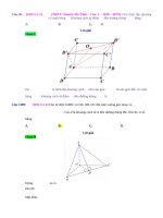 D01   từ 1 điểm đến 1 đường thẳng   muc do 2 