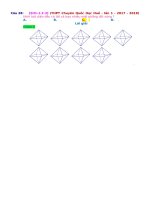 D02   tính chất đối xứng của khối đa diện   muc do 3 