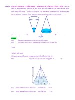 D07   toán thực tế, liên môn liên quan khối nón   muc do 3 