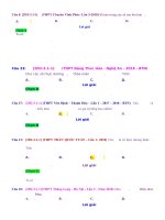 D01   tính giá trị biểu thức chứa lôgarit   muc do 1 