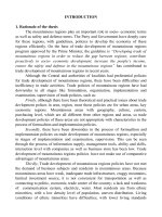 Chính sách phát triển thương mại miền núi – nghiên cứu tại một số tỉnh phía bắc việt nam tt tiếng anh 