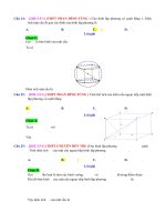 D05   mặt cầu nội tiếp ngoại tiếp đa diện   muc do 1 