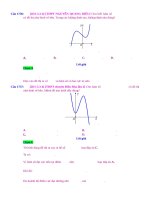 D03   xét dấu hệ số của biểu thức (biết đồ thị, BBT)   muc do 4 