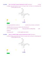 D09   câu hỏi giải bằng hình dáng của đồ thị   muc do 2 