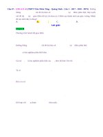 D11   đồ thị hàm bậc 3 cắt d, thỏa đk hình học   muc do 4 