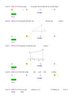 D04   tính TVH của hai véctơ bằng định nghĩa, tính chất   muc do 2 