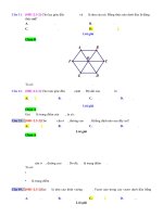 D03   đẳng thức véctơ giải bằng quy tắc 3 điểm (có đổi véctơ)   muc do 2 