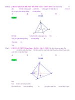 D09   góc giữa đường thẳng và mặt phẳng   muc do 2 