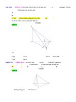 D09   QH VG trong hình chóp l5 (mặt đáy vuông mặt bên)   muc do 2 