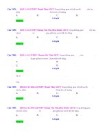 D04   bài toán về tích vô hướng, góc và ứng dụng   muc do 1 