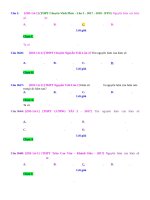 D06   hàm lượng giác (chỉ cần biến đổi, không đặt)   muc do 1 