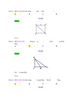 D06   tính độ dài véctơ tổng, hiệu dùng quy tắc hình bình hành   muc do 2 