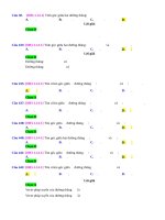 D14   tính góc giữa 2 đường thẳng   muc do 1 