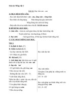 Giáo án Tiếng Việt 1 bài 60: Vần OM AM