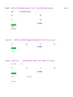 D01   thể hiện quy tắc đổi biến (cho sẵn phép đặt t)   muc do 1 