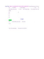 D07   PTMP qua 1 điểm, thỏa đk về góc, khoảng cách   muc do 2 