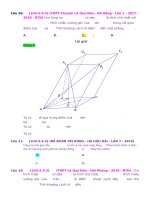 D04   từ 1 điểm đến mp song song (hoặc chứa) đường cao   muc do 2 