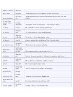 50 Thành ngữ tiếng anh được sử dụng nhiều nhất trong đề thi THPT quốc gia