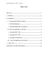 BTL Nghề Luật_Tìm hiểu thuật ngữ “luật gia” và “luật sư”. Lịch sử và vai trò của nghề luật sư ở Việt Nam_8.5đ