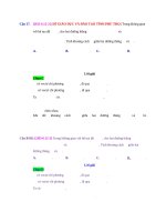 D12   khoảng cách giữa hai đường thẳng chéo nhau   muc do 2 