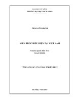 Kiến trúc biểu hiện tại việt nam