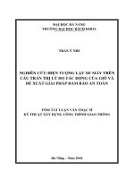 Nghiên cứu hiện tượng lật xe máy trên cầu trần thị lý do tác động của gió và đề xuất giải pháp đảm bảo an toàn