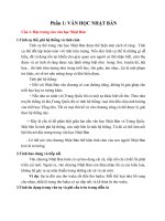 TÀI LIỆU ôn tập văn học Nhật Bản  Triều Tiên