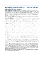 Những bộ phim mà sinh viên luật nên xem để nâng cao tư duy pháp lý