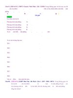 D09   khoảng cách từ 1 điểm đến 1 mặt phẳng   muc do 3 