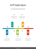 3D square format powerpoint diagram template 