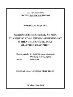 Nghiên cứu hiện trạng ăn mòn của một số công trình cầu đường sắt ở miền trung và đề xuất giải pháp khắc phục