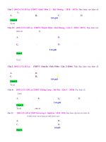 CÁC VẤN ĐỀ VỀ TXĐ VÀ ĐẠO HÀM - BT - Muc do 1 (2)