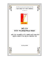 Đồ án THIẾT kế CHUYỂN ĐỘNG 3DOF ỨNG DỤNG TRONG VR