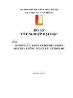 Đồ án THIẾT kế bộ điều KHIỂN máy BAY KHÔNG NGƯỜI lái AUTOPILOT