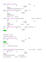 NHỊ THỨC NEWTON - BT - Muc do 1
