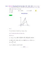 TẬP HỢP ĐIỂM BIỂU DIỄN SỐ PHỨC