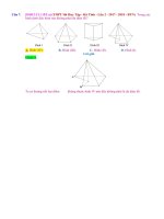 NHẬN DẠNG KHỐI ĐA DIỆN - BT - Muc do 1