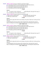 PHÉP DỜI HÌNH VÀ HAI HÌNH BẰNG NHAU - BT - Muc do 1