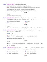 HAI ĐƯỜNG THẲNG CHÉO NHAU VÀ SONG SONG - BT - Muc do 1