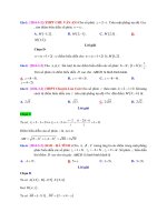 TẬP HỢP ĐIỂM BIỂU DIỄN SỐ PHỨC