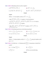 ĐẠI CƯƠNG VỀ BẤT PHƯƠNG TRÌNH