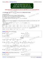 Bài tập chuyên đề giới hạn hàm số cơ bản và nâng cao cực hay lớp 11