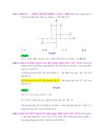 TẬP HỢP ĐIỂM BIỂU DIỄN SỐ PHỨC