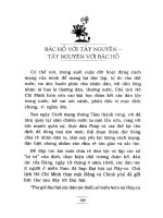 BÁC HỒ VỚI TÂY NGUYÊN - TÂY NGUYÊN VỚI BÁC Hồ