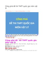 Công phá đề thi THPT quốc gia môn vật lý