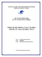 Thiết kế hệ thống cung cấp điện chung cư cao cấp phúc yên 2  