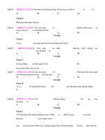 PHƯƠNG TRINH DƯỜNG THẲNG - BT - Muc do 2 (2)